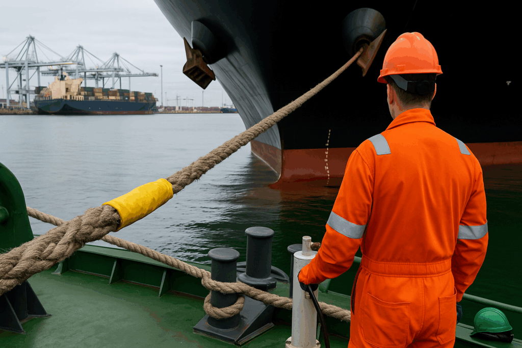 fair lead clean angles reduce chafe unpredictable load transfer safe mooring